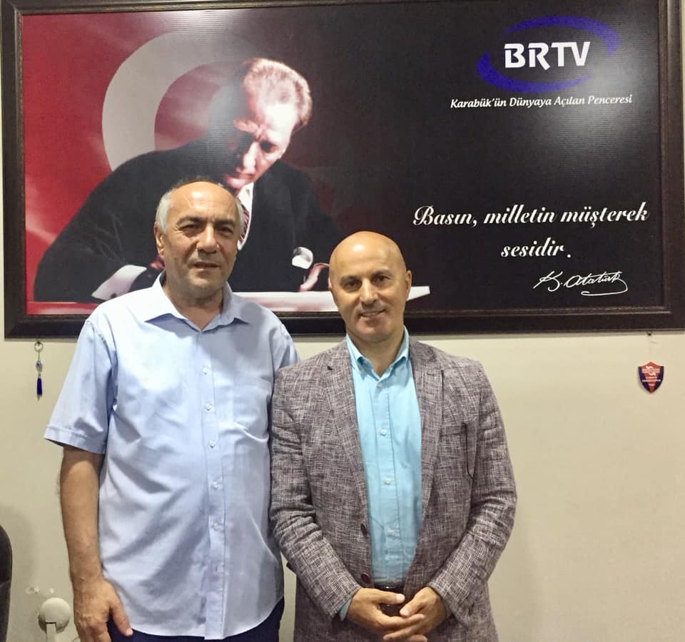 Başkan GÜREL’den Batı Karadeniz’in tek uydu kanalı BRTV Yönetim Kurulu Başkanı Mehmet Çetinkaya’ya Ziyaret